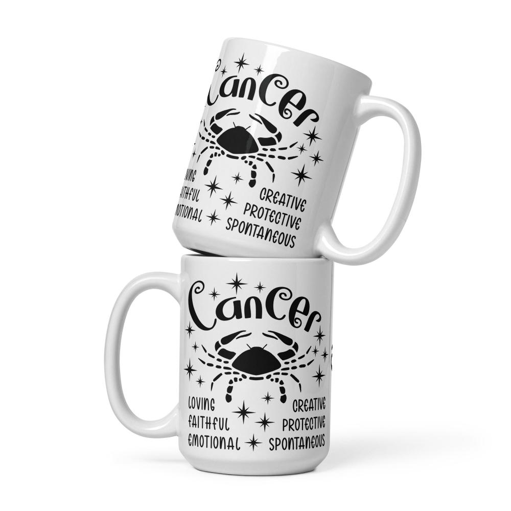 Cancer Zodiac Positive Traits 15 oz Mug - https://ascensionemporium.net